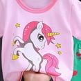 thumbnail image 4 of UAYOTSE Unisex Kids Boys and Girls Pajama Sets Spring short Sleeve short Pants 2pcs Sleepwear Loungewear,Sizes 3-6 Months, 4 of 4