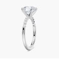 thumbnail image 3 of Silvago Jewelry 14K White Gold Plated Rings - 2.13 Ct Round Cut Moissanite - Beautiful Engagement Ring - Wedding Band for Women - Ideal Gift for Proposals, 3 of 3