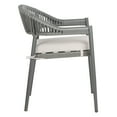 thumbnail image 6 of SAFAVIEH Greer Stackable Outdoor Patio Rope Chair, Grey, Set of 2, 6 of 7