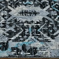 thumbnail image 4 of Ladole Rugs Abstract Pattern Contemporary Room Decor Area Rug - Amazing Premium Durable 6x8 Carpet for Living Room, Bedroom, Kitchen, and Office - Black and Blue, 6x9 (6'5" x 9'5", 200cm x 290cm), 4 of 4