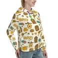 thumbnail image 6 of Haiem Honeycomb And Honey for Women's Fashion Hoodies & Sweatshirts with Kangaroo Pocket,Hooded Sweatshirt with Eye-catching Drawstrings-X-Large, 6 of 7