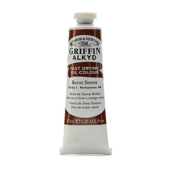 Griffin Alkyd Oil Colours burnt sienna, 37 ml, 74 (pack of 3)