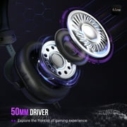FIFINE H9 Gaming Headset, USB/3.5mm Headphone with Microphone for PC Computer, Xbox, PS5/PS4, 330g Lightweight, 7.1 Sound, Volume Control for Gamer