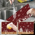 thumbnail image 3 of Christmas Buffalo Plaid Placemats Set of 6 Washable Table Mats for Kitchen Dining Table,Heat-Resistant New Year Place Mats for Indoor Outdoor Party Holiday Decoration, 3 of 7