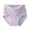 Silver, variant on Wdfiry Women Cotton Panties Plus Size Lace Seamless Underwear Stretch High Waist Full Coverage Comfort Briefs