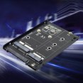 thumbnail image 1 of Tarjeta Adaptadora SATA a adaptador M.2 NGFF + mSATA 3.0 Tarjeta 6Gbps SSD Estuche Unidad de estado sólido, 1 of 5