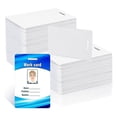 thumbnail image 1 of 150 Pack White PVC Cards with Slot Punch,Standard CR80 30Mil Printable Plastic Photo ID Badge Verti, 1 of 4