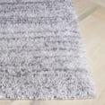 thumbnail image 3 of SAFAVIEH Tahoe Trudi Distressed Shag Runner Rug, Grey/Dark Grey, 2' x 9', 3 of 7