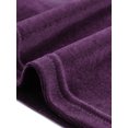 thumbnail image 5 of DARING DIVA Women's Velvet Long Sleeve Stand Collar Elegant Blouses S Purple, 5 of 5