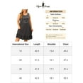 thumbnail image 6 of Unique Bargains Women's Plus Size Sleepdress Sleeveless Comfy Lovely Cat Nightdress, 6 of 6
