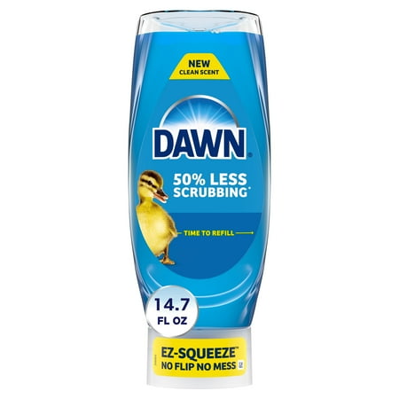 Dawn Ez-Squeeze Ultra Dish Soap Dishwashing Liquid, Original Scent, 14.7 Fl Oz