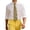 Khaki, variant on Tie for Women Girls, Punk Womens Tie with Chain Accessories,Pre-Tied Necktie for Casual, Party, Wedding Red