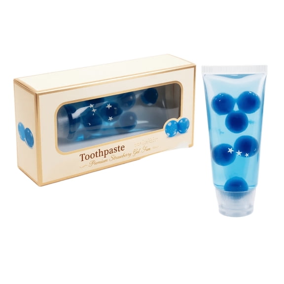 Viral Toothpaste Squishy Toy , Clear Slow Rise Soft Toothpaste Squeeze Fidget Toy , Anxiety Relief Stress Ball for Kids & Adults