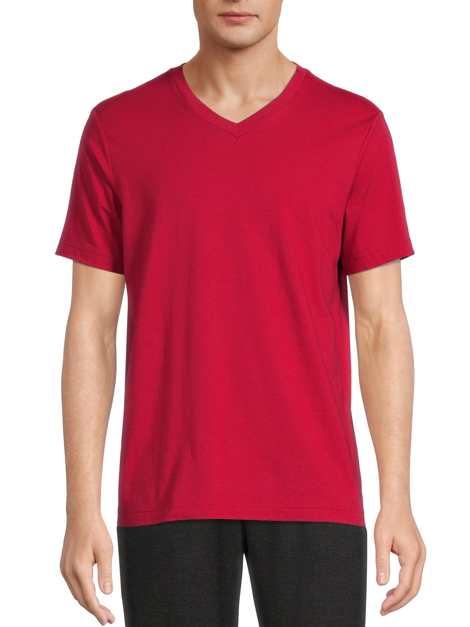 George Men's Short Sleeve V-Neck Tee - Walmart.com