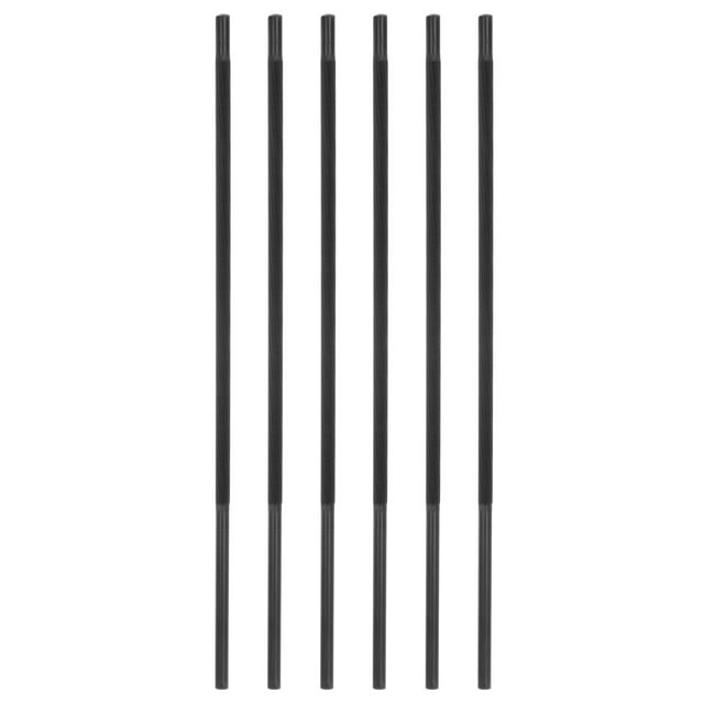 Uxcell 6pcs Lima para motosierra 7/32" (5.4mm) de acero endurecido de alto carbono, raspador redondo para pulido de cadenas de motosierra