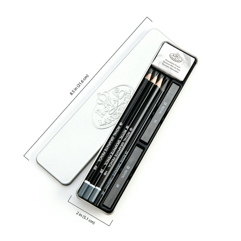 Royal Mini Tin Art Set - Sketch Pencils and Graphite Sticks