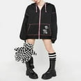 thumbnail image 2 of Ladies Hoodie  Skeleton/Skull Print Long Sleeve Sweatshirt Jacket, 2 of 9