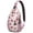 Lightweight, variant on Lightweight Strawberry Lover Sling Backpack for Travel and Outdoor Use, Fresh Red Berry Print with Multi-Layer Storage, Ideal for Trendy Young People and Commuters