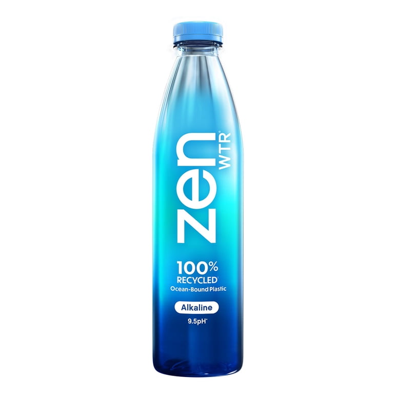 ZenWTR, Alkaline Water, Vapor Distilled 1 Liter, 9.5pH - Walmart.com