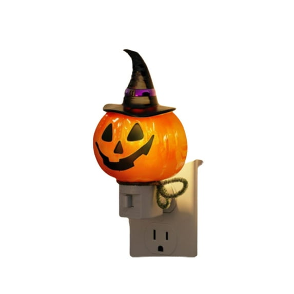 Halloween Pumpkin Headlamp, Light-Up Decorative Lantern for Haunted House, Spooky Party Costume Prop, Holiday Festival Pumpkin LED Decoration Supplies(orange)