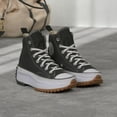thumbnail image 3 of Converse Run Star Hike Hi Sneakers, Black/White/Gum, 6 US Women/4.5 US Men, 3 of 6