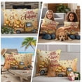 thumbnail image 5 of Yellow Truck Fall Outdoor Waterproof Pillow Covers, Thanksgiving Pumpkins Orange Ombre Decorative Square Throw Pillowcase Sofa Cushion Sham for Patio/Couch/Chair, 20"x20" 2 Pack, 5 of 8