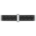 thumbnail image 3 of Men’s Engravable Sterling Silver Vertical Bar Leather Bracelet, 3 of 4
