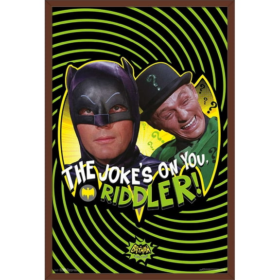 DC Comics TV - Batman TV Series - Joke Wall Poster, 22.375" x 34", Framed