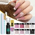 thumbnail image 2 of Dipping Powder Nail Starter Kit Dip Powder System Starter Nail Kit Acrylic Dipping System for French Nail Manicure Nail Art Set, 2 of 5