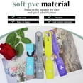 thumbnail image 5 of 4 Pcs Creative Luggage Tags with Name Card, Unique Baggage Tag, Attractive Portable Travel ID Label, Personalized Luggage Identifiers for Suitcases, Light Blue, Purple, Gray, Yellow, 5 of 7