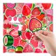 thumbnail image 3 of Pegatinas de vinilo impermeables con sandías y fresas, 50 unidades, 3 of 5
