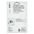 thumbnail image 5 of Concord 8MM Combo Cable Bicycle Lock, 5 of 9