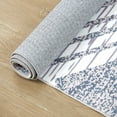 thumbnail image 3 of Moroccan 6x9 Rugs for Living Room, Large Washable Area Rug Ultra-Thin Soft Carpet, Oriental Bedroom Rug Distressed Non Shedding Throw Rug for Living Dining Room Office, 6x9ft, 04, 3 of 7
