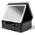 thumbnail image 2 of Vanity Planet Baia Black LED Lighted Travel Makeup Bag With Customized Storage, 2 of 4