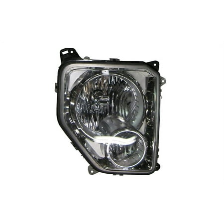 Replacement Depo 333-1186R-ASF Passenger Side Headlight For 03-12 Jeep Liberty