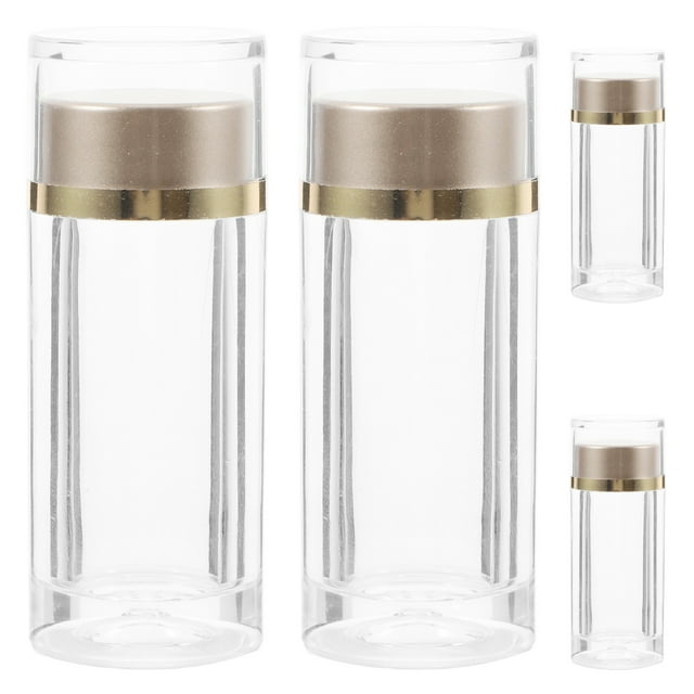 Miangastore 4pcs Mini Plastic Bottles With Lids 10ml Small Vials For Medicine Samples Reagent Test Sample Bottles Travel Medicine Bottles Empty Bottles