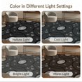 thumbnail image 7 of ODIKA 8'x10' Washable Area Rug Record Album Disc Motif Border Round Cd Themed Music Vinyl Note Playful for Dining Room, Large Office, Lounge, Non-Slip Chair-Friendly Mat, 7 of 7