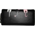thumbnail image 2 of ZHAOCHENG Monedero con forma de gato para mujer, cartera plegable, bolso de mano, 2 of 4