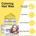 thumbnail image 3 of ikzee Coloring Hair Wax, Gold - Hair Styling Clay Washable - Temporary Hair Dye - Hair Color Wax For Women Men Kids Party Cosplay, 3 of 9