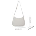 thumbnail image 2 of Bolsa De Hombro Bolsa de hombro para mujer Bolsa de mano Patrón de cocodrilo Cuero de PU Elegante embrague Blanco Sywqhk Para Estrenar, 2 of 4