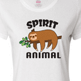 thumbnail image 4 of Inktastic My Spirit Animal is a Sloth with Sloth Illustration Women's T-Shirt, 4 of 5