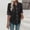 Black, variant on Zivyakyron Casual Womans Shirts Fall Cotton Linen Office Long Sleeve Women Blouses Loose Solid Going Out Collared Tops Yellow 3XL