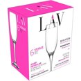 thumbnail image 3 of Champagne Flute Glasses Set of 6, Wedding Champagne Flutes, Champagne Glassware, 7.5 oz, 3 of 6