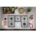 thumbnail image 2 of GE 36" Built-In Deep-Recessed Gas Cooktop Stainless Steel - JGP3036SLSS, 2 of 2