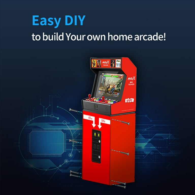 SNK MVSX Base for NEO-GEO MVSX Home Arcade Machine (Wodden, 32inch