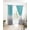 Blue, variant on Pink White Grey Ombre Blackout Curtains 45 Inches Long for Bedroom, Modern Abstract Aesthetics Thermal Insulated Room Darkening Black Out Window Curtain Panels Grommet Drapes for Living Room