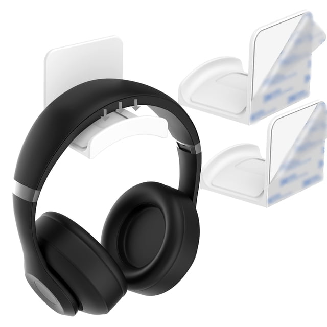 Soporte Adhesivo para Auriculares HomeMount 2 Unidades Blanco