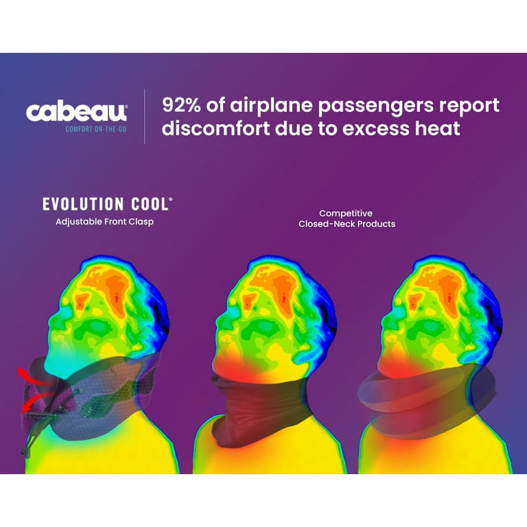 Cabeau Evolution Cool Memory Foam Travel Neck Pillow One Size Purple