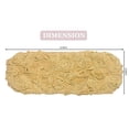 thumbnail image 5 of Home Weavers Modesto Collection 100% Cotton Tufted Tank Lid Cover, Extra Soft and Absorbent Tank Lid Cover, Machine Washable, Bathroom Tank Lid Cover 10"x22" Tank Lid Cover, Yellow, 5 of 5