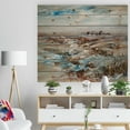 thumbnail image 3 of Designart 'Beautiful Farm House Iceland' Landscape Print on Natural Pine Wood, 3 of 5